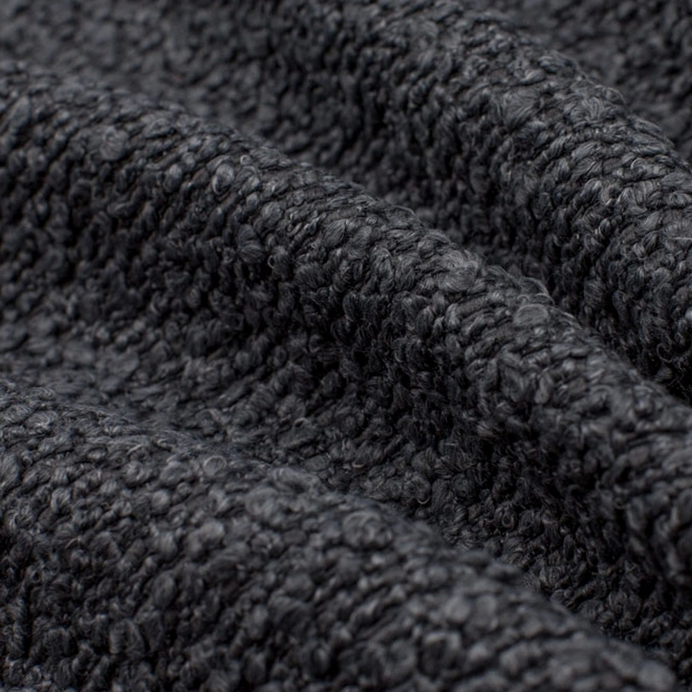 Ткань букле BUCKLE dark grey Ткань букле BUCKLE dark grey