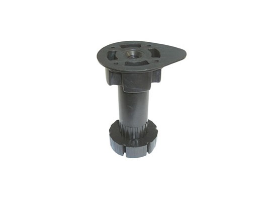 Опора кухонная 100-130 мм. черн.(без ком.)