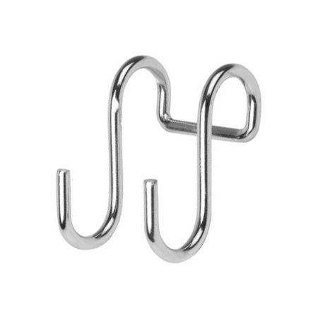 Крючок S-образный двойной для рейлинга d-16 мм SOLLER Z-7 171-173