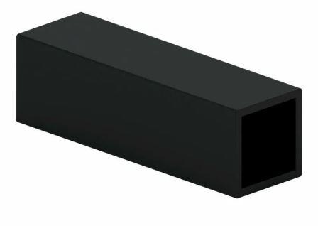 Профиль базовый 18*18*3000 (Черный муар) толщина1.5мм