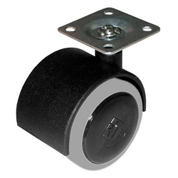 Опора колесная резиновый ход  50 К мм (4/100) 125-350