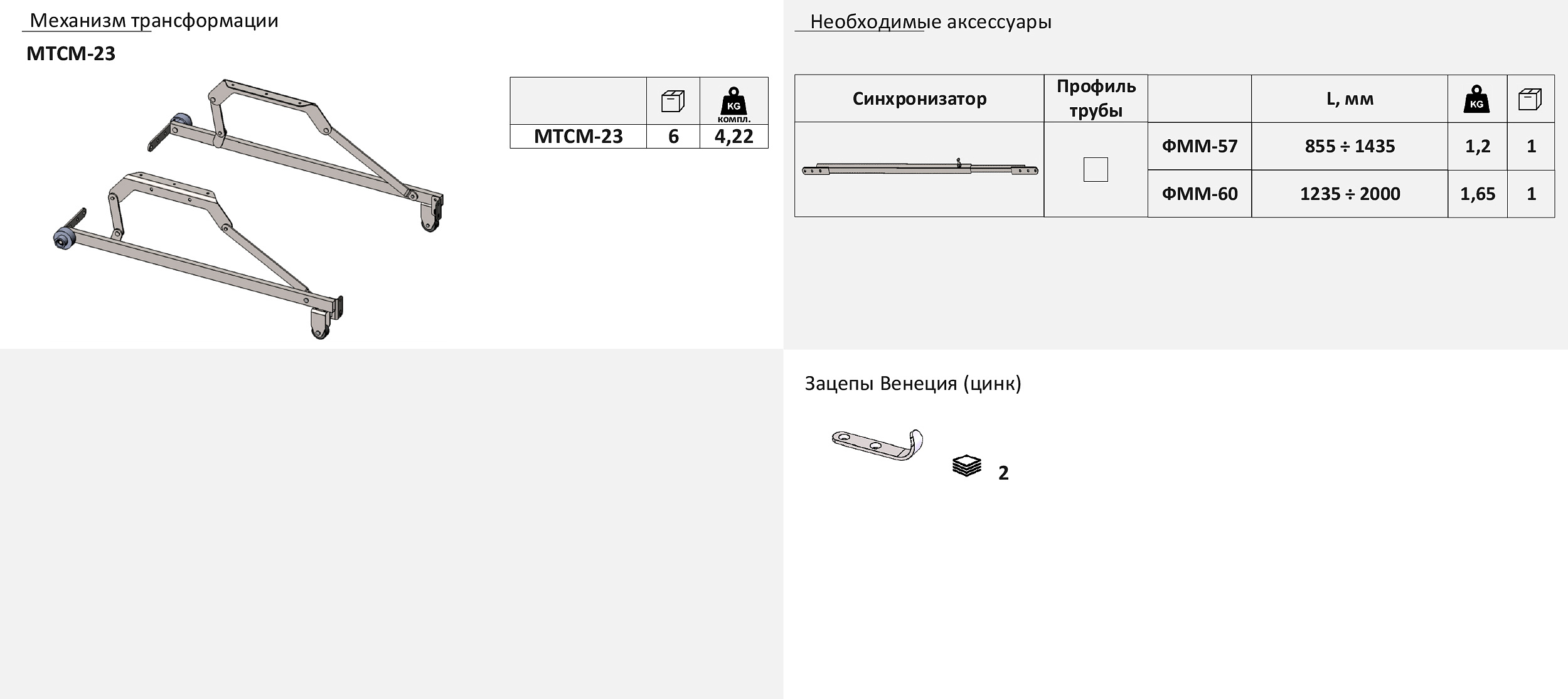Механизм трансформации МТСМ-23