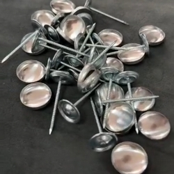 Металлические заготовки для пуговиц на гвозде рифленные 20,5 мм Н/17