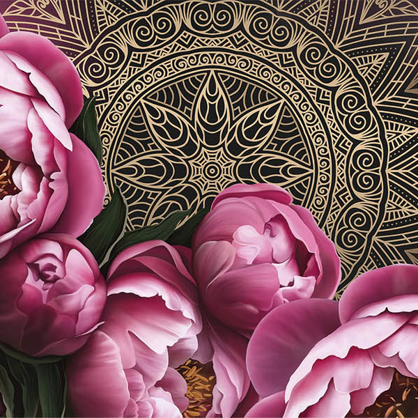 Купоны велюр Panorama Bloom 70х210