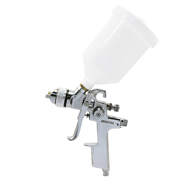 Краскопульт JL170LVMP(J17GR)  1,7 мм,"Дом мастер" верхний пл. бачок, 600мл,с фитингом