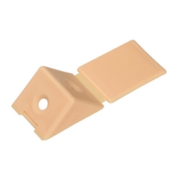 Уголок-стяжка плас. на 2 шурупа Дуб беленый