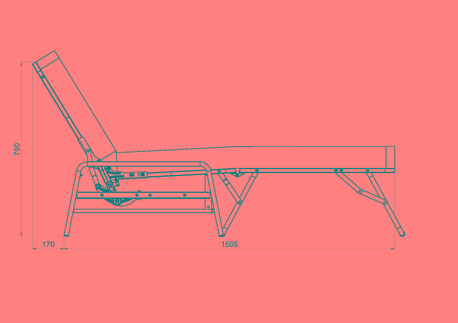 Кресло Румба (черный муар)