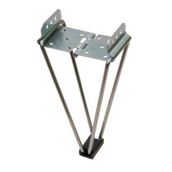 Опора "Вяз" №330.00.000  Н 250 сталь, цинк(Нога мебельная)