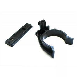 Комплект к ножке кух. 100-130мм, черный  (клипса) 125-069