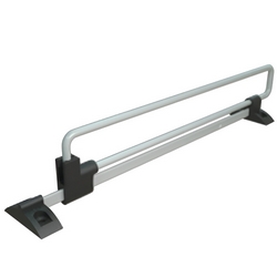 Штанга выдвижная L300мм металик белый