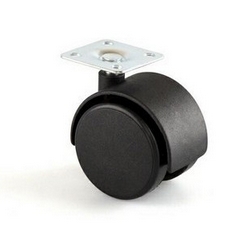 Опора колесная D50mm с фланцем (200) (Китай)