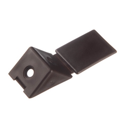 Уголок-стяжка плас. на 2 шурупа Венге