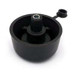 Опора меб.регул. пластмассовая 50*27 мм (L14) (20/500) 125-027