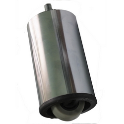 Опора прямая Н-120 с резьбой+колесо