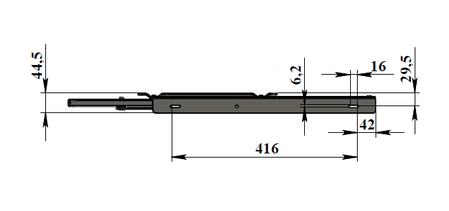 Механизм трансформации №402 Нога Тик-Так (480) без трубы