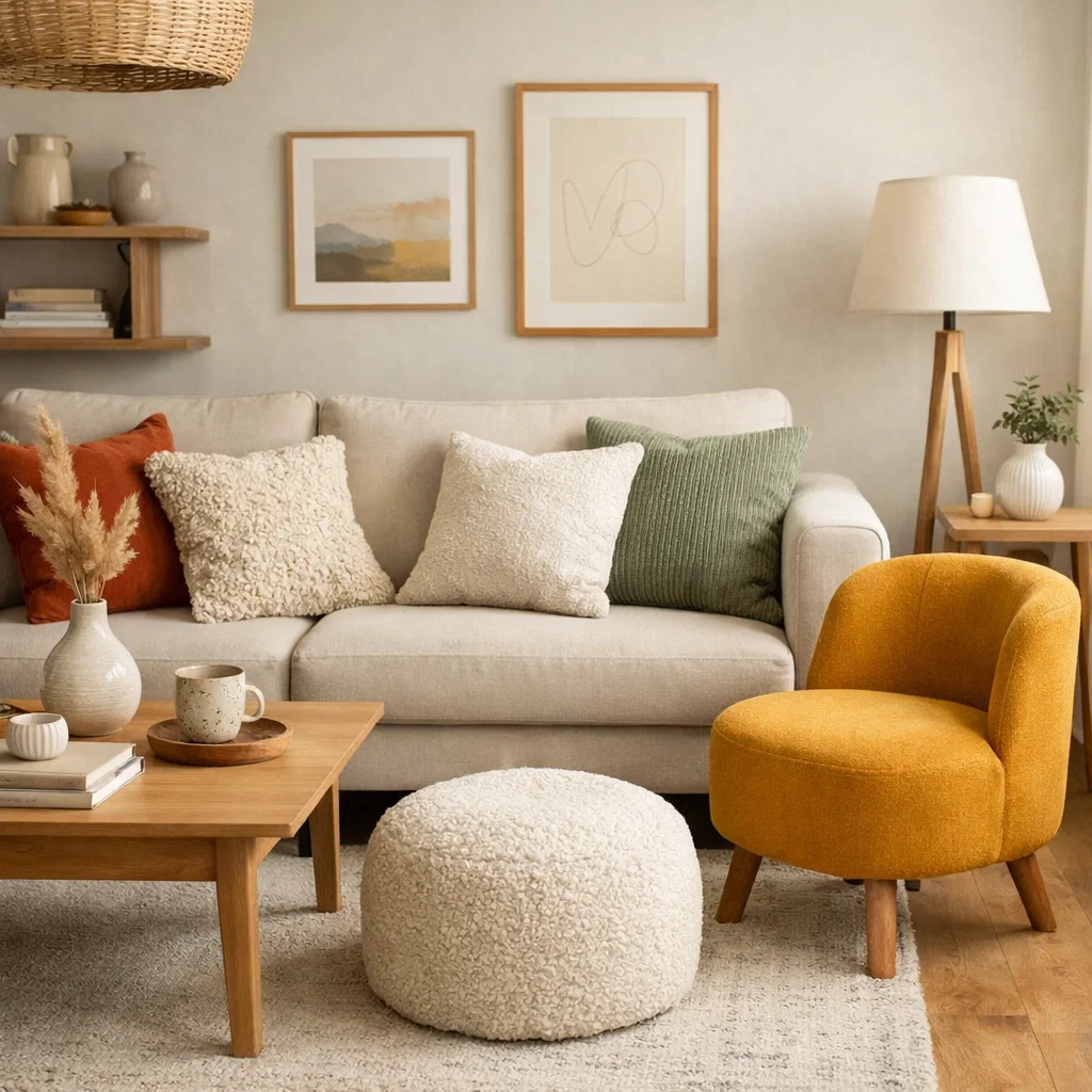 Тренды обивочных тканей 2026 - модные цвета и фактуры мебельных тканей