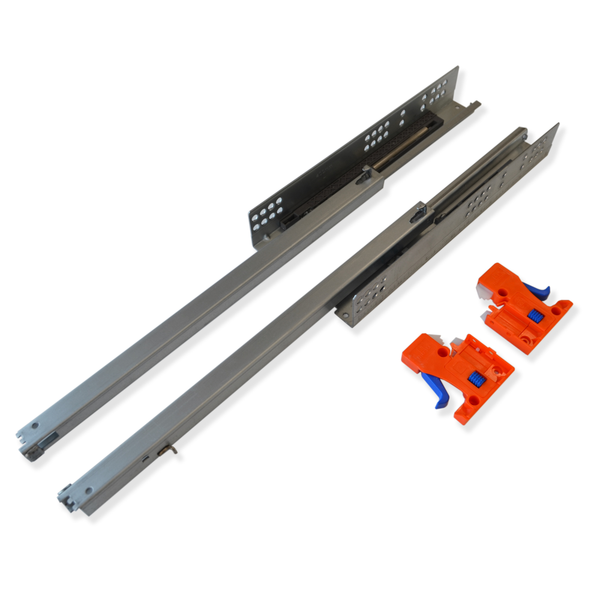 Направляющая шариковая  пол. выд. скрытого типа с доводчиком до 30кг. 500 124-133