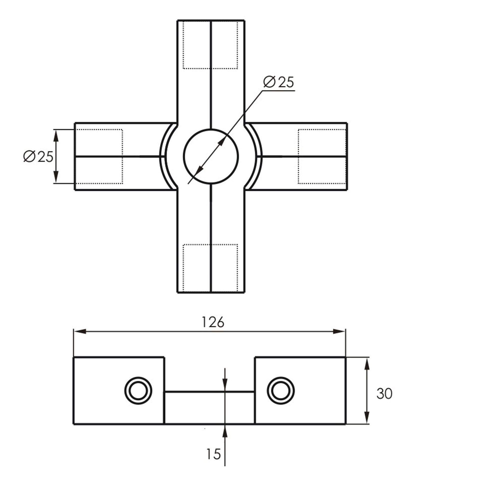 Крепеж усиленный с 6-ю  направлениями D-25 SOLLER R-45 10/50 121-015 Крепеж усиленный с 6-ю  направлениями D-25 SOLLER R-45 10/50 121-015